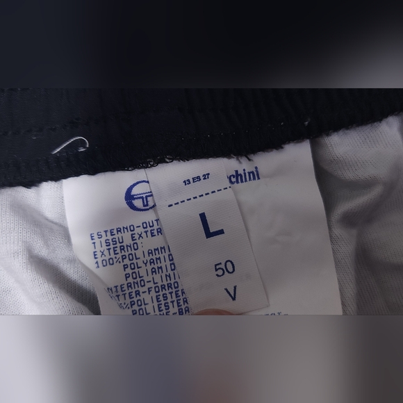 VTG NWT Sergio Tacchini Goran Ivanisevic Track / Warm-Up Suit Men's Large Black - Picture 9 of 16